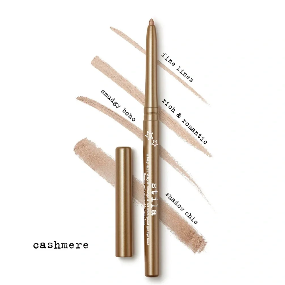 Stila CASHMERE Liner Stay All Day Smudge & Set Waterproof Gel Liner Gold NIB